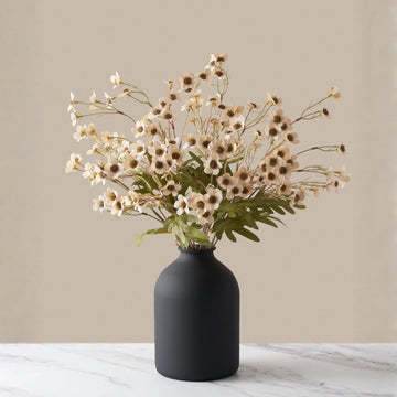 FAUX Wax Flower - Snow White