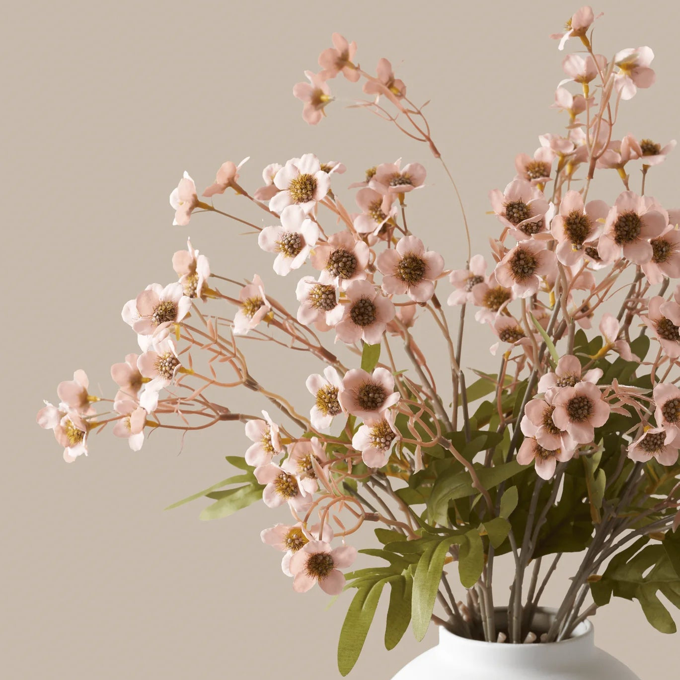 FAUX Wax Flower - Rosé