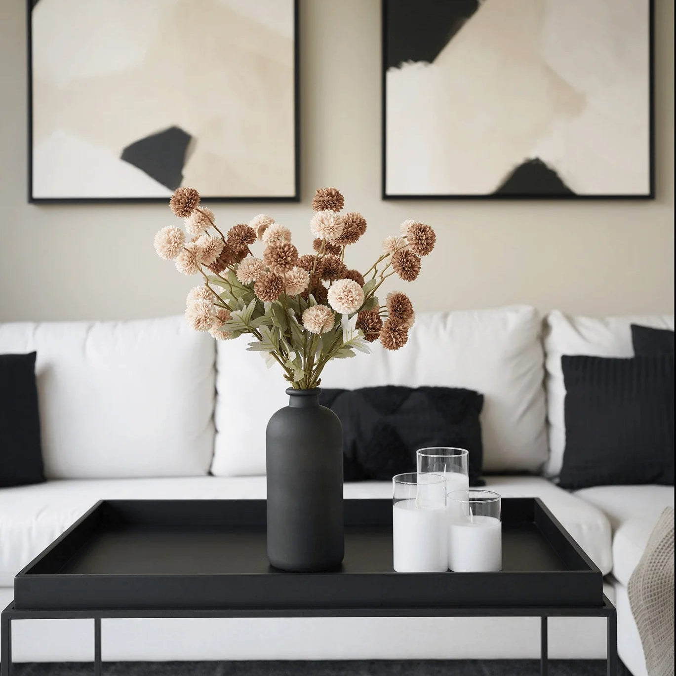 FAUX Kiku Fower - Soft Neutrals