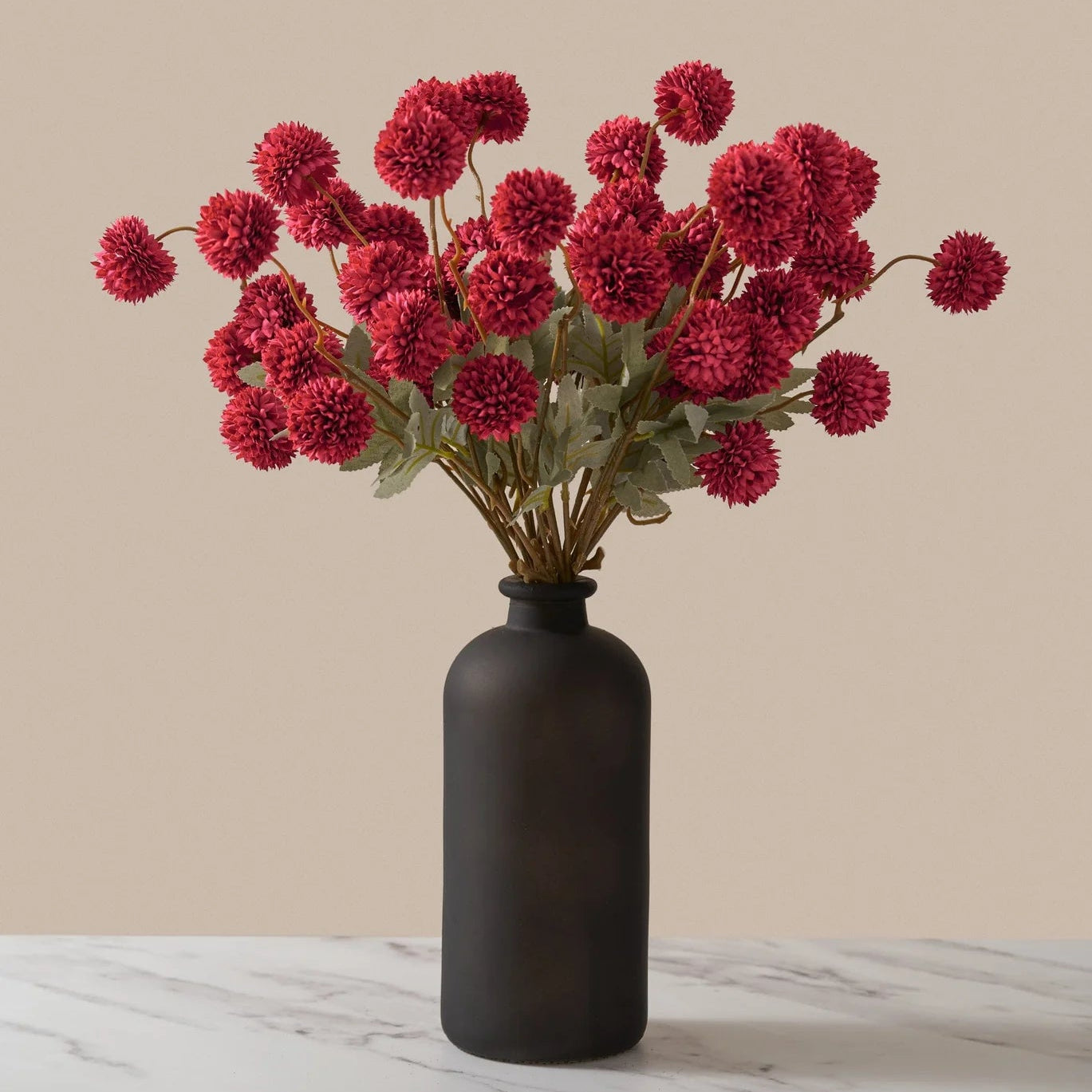 FAUX Kiku Flower - Valentine